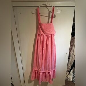 Pink Midi Dress